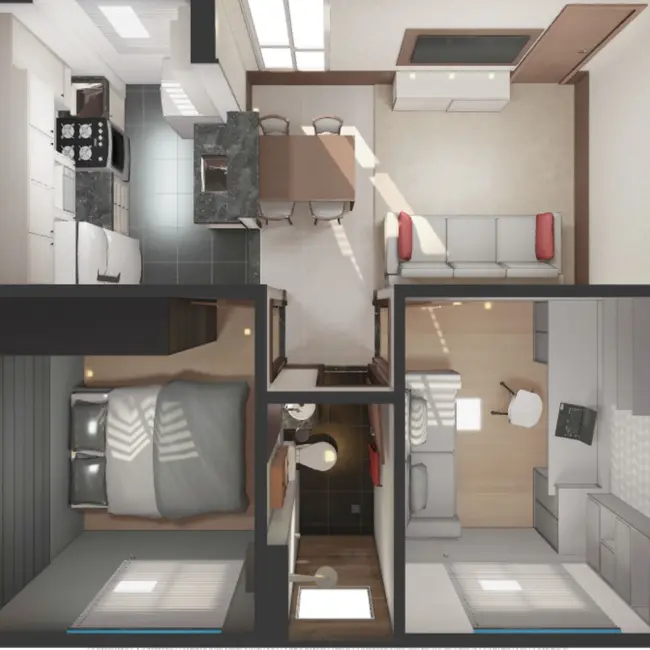 Apartamento com 2 quartos à venda, 42m2 em Juliana, Belo Horizonte - MG - imagem 7 Foto 7 de Apartamento com 2 quartos à venda, 42m2 em Juliana, Belo Horizonte - MG