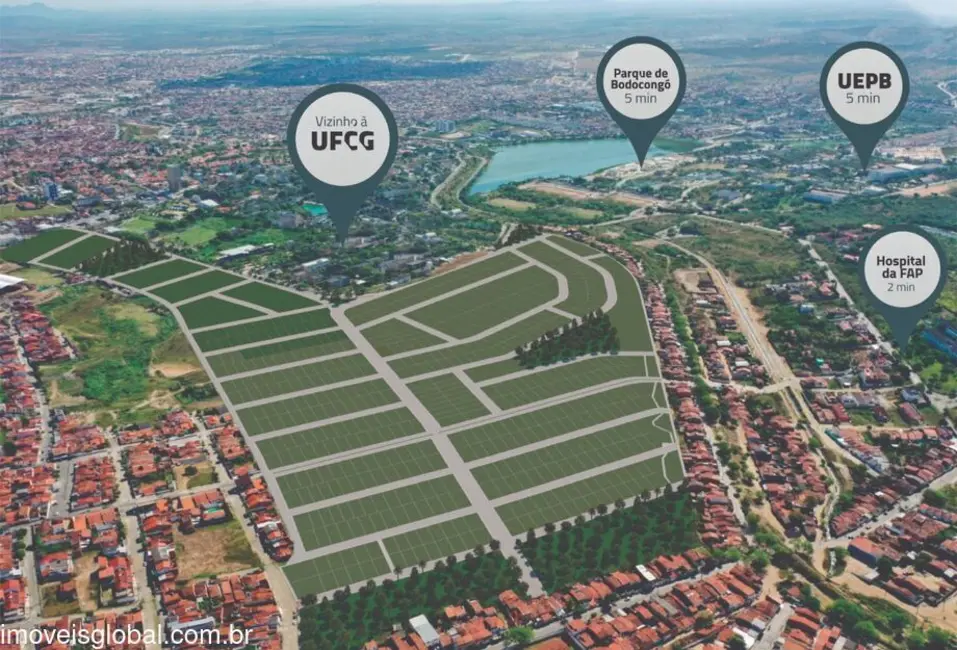 Foto 8 de Terreno / Lote à venda, 29582m2 em Universitário, Campina Grande - PB