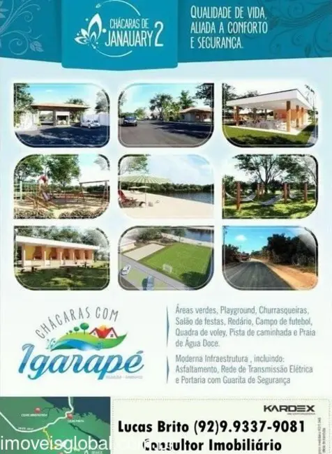 Foto 1 de Terreno / Lote à venda, 10000m2 em Iranduba, AM