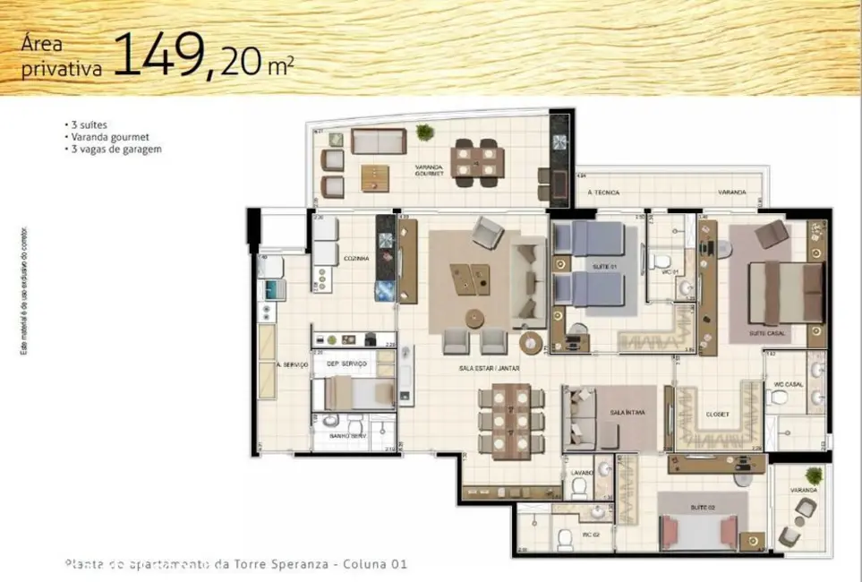 Foto 15 de Lançamento à venda, 127m2 em Ponta Negra, Manaus - AM