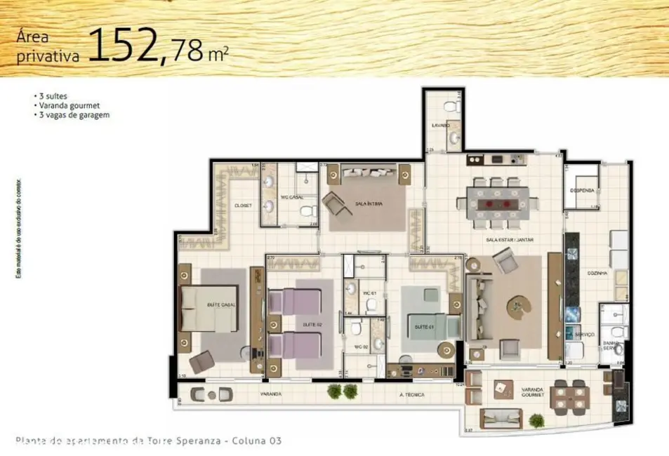 Foto 16 de Lançamento à venda, 127m2 em Ponta Negra, Manaus - AM