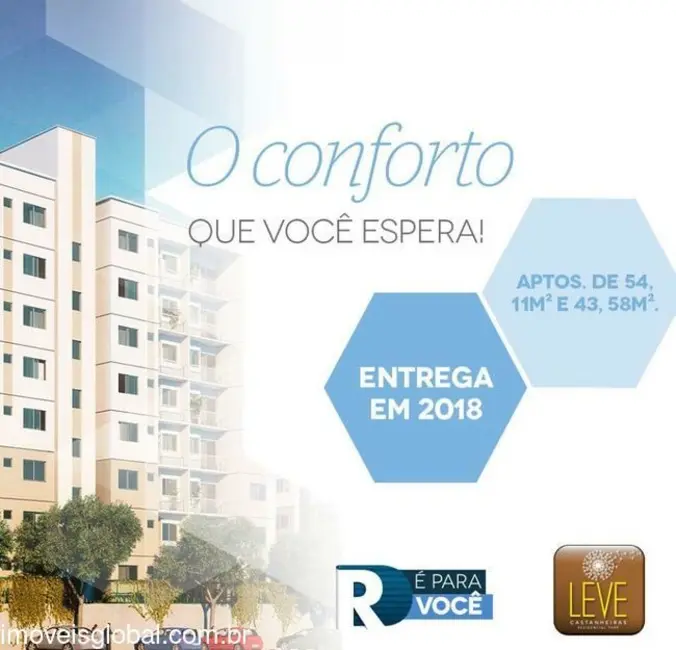 Foto 3 de Apartamento com 2 quartos à venda, 44m2 em Gilberto Mestrinho, Manaus - AM