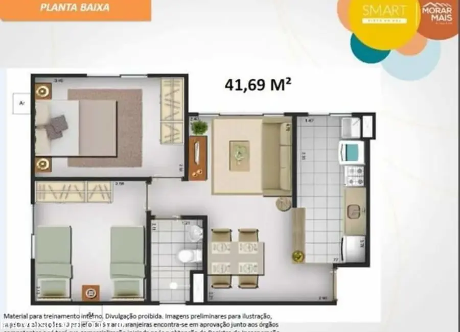 Apartamento com 2 quartos à venda, 42m2 em Lírio do Vale, Manaus - AM - imagem 7 Foto 7 de Apartamento com 2 quartos à venda, 42m2 em Lírio do Vale, Manaus - AM