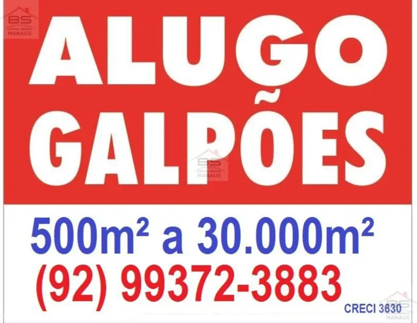 Armazém / Galpão para alugar, 2300m2 em Distrito Industrial I, Manaus - AM - imagem 3 Foto 3 de Armazém / Galpão para alugar, 2300m2 em Distrito Industrial I, Manaus - AM