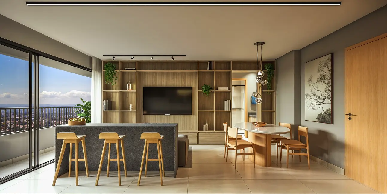 Apartamento com 1 quarto à venda, 50m2 em Setor Pedro Ludovico, Goiania - GO - imagem 4 Foto 4 de Apartamento com 1 quarto à venda, 50m2 em Setor Pedro Ludovico, Goiania - GO