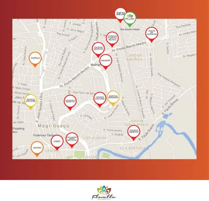 Foto 3 de Apartamento com 3 quartos para alugar, 75m2 em Mogi Guacu - SP