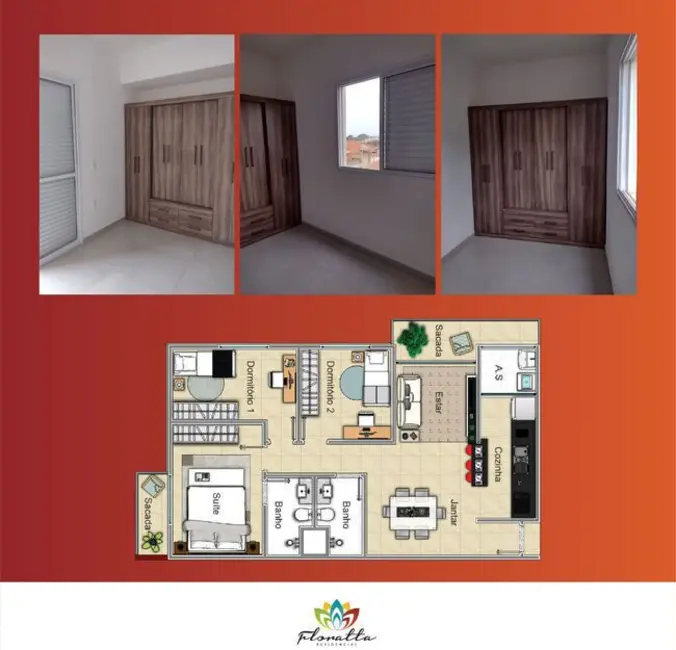 Foto 2 de Apartamento com 3 quartos para alugar, 75m2 em Mogi Guacu - SP