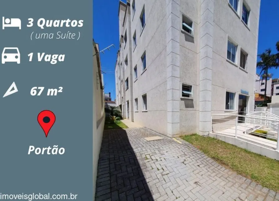 Apartamento com 3 quartos à venda, 67m2 em Curitiba - PR - imagem 1 Foto 1 de Apartamento com 3 quartos à venda, 67m2 em Curitiba - PR