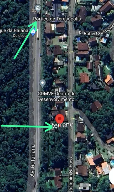 Terreno / Lote à venda, 415m2 em Carlos Guinle, Teresopolis - RJ - imagem 3 Foto 3 de Terreno / Lote à venda, 415m2 em Carlos Guinle, Teresopolis - RJ