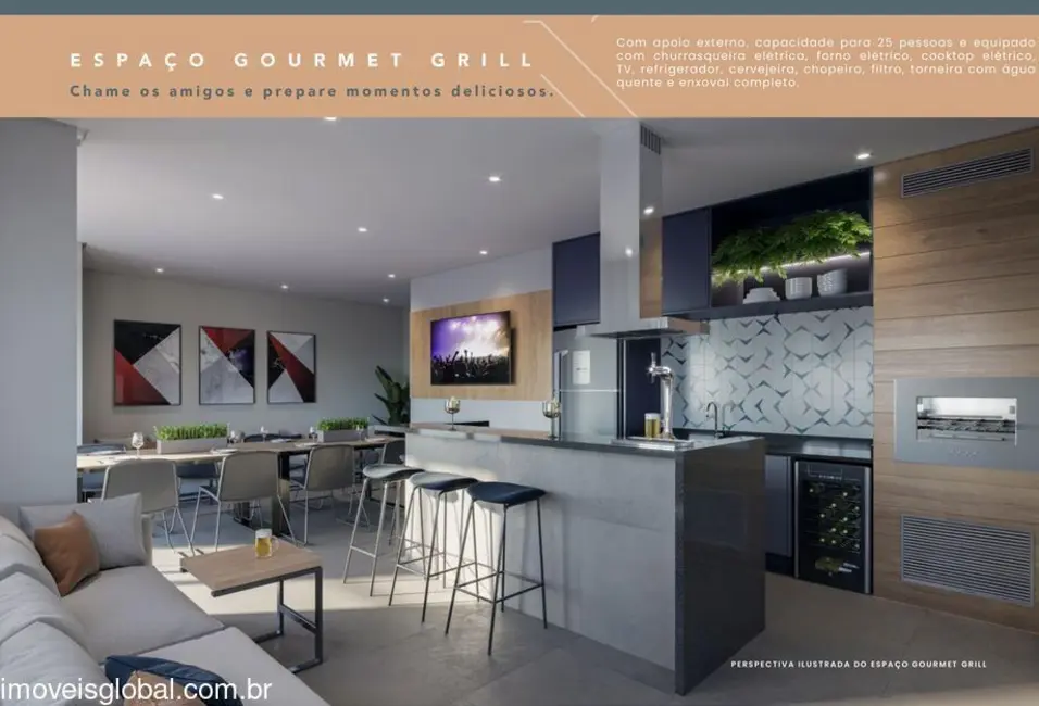 Lançamento com 2 quartos à venda, 65m2 em Piracicaba - SP - imagem 7 Foto 7 de Lançamento com 2 quartos à venda, 65m2 em Piracicaba - SP