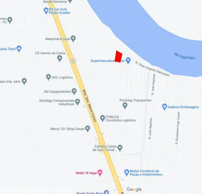 Foto 4 de Terreno / Lote à venda, 1391m2 em Salseiros, Itajai - SC