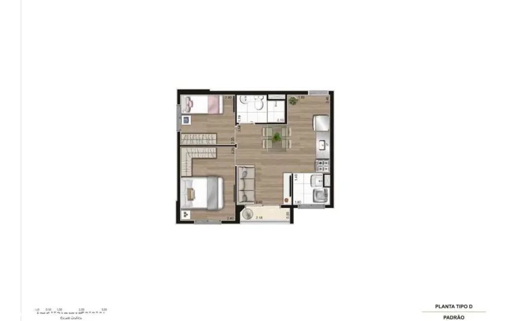 Foto 7 de Lançamento com 1 quarto à venda, 37m2 em Barra Funda, São Paulo - SP