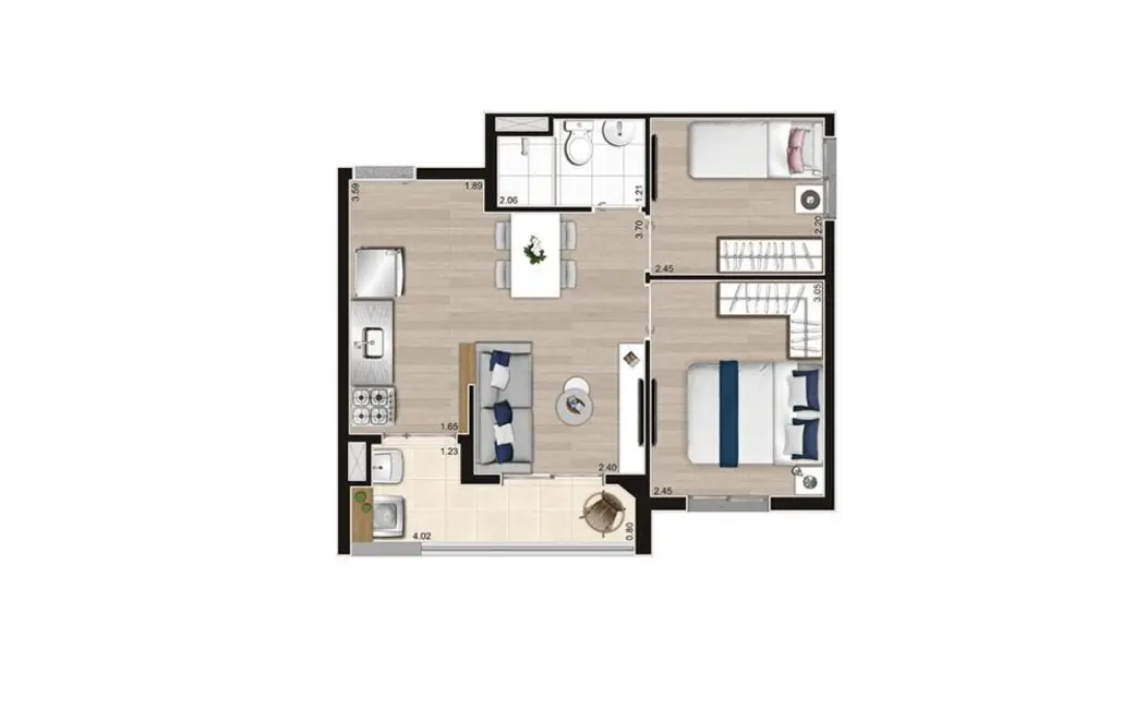 Foto 9 de Lançamento com 1 quarto à venda, 40m2 em Aricanduva, São Paulo - SP