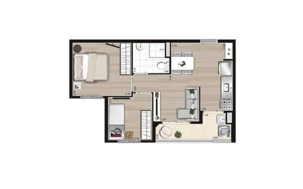 Foto 7 de Lançamento com 1 quarto à venda, 40m2 em Aricanduva, São Paulo - SP