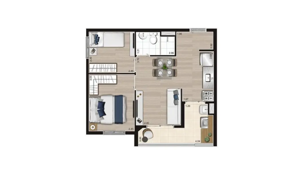 Foto 6 de Lançamento com 1 quarto à venda, 40m2 em Aricanduva, São Paulo - SP