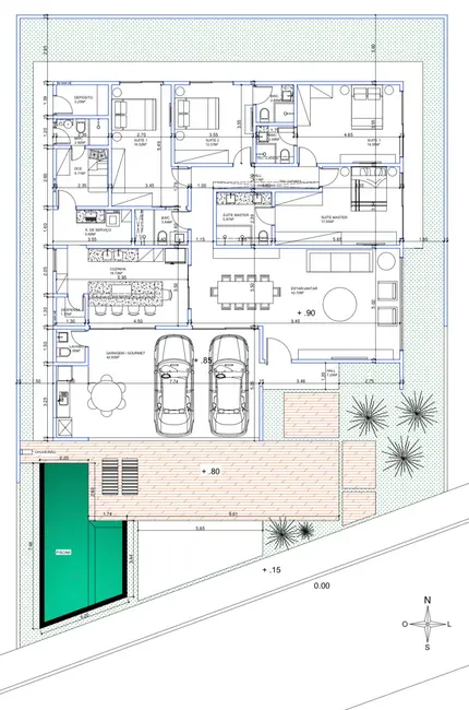 Casa de Condomínio com 4 quartos à venda, 244m2 em Marechal Deodoro - AL - imagem 9 Foto 9 de Casa de Condomínio com 4 quartos à venda, 244m2 em Marechal Deodoro - AL