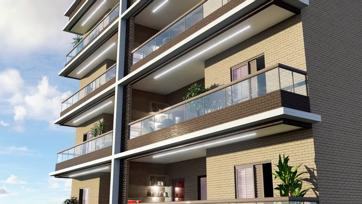 Lançamento com 2 quartos à venda, 59m2 em Guilhermina, Praia Grande - SP - imagem 3 Foto 3 de Lançamento com 2 quartos à venda, 59m2 em Guilhermina, Praia Grande - SP