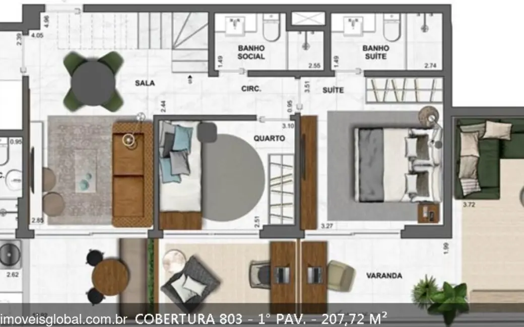 Apartamento com 2 quartos à venda, 90m2 em Ipanema, Rio De Janeiro - RJ - imagem 5 Foto 5 de Apartamento com 2 quartos à venda, 90m2 em Ipanema, Rio De Janeiro - RJ