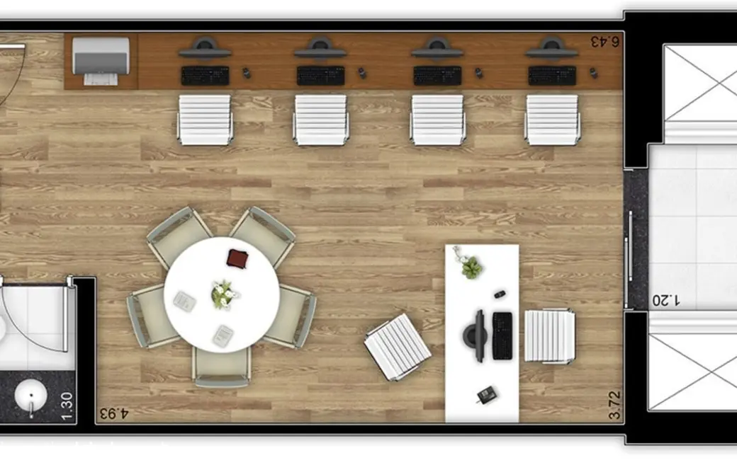 Sala Comercial com 1 quarto à venda, 29m2 em Barra Funda, São Paulo - SP - imagem 2 Foto 2 de Sala Comercial com 1 quarto à venda, 29m2 em Barra Funda, São Paulo - SP