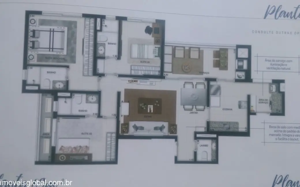 Apartamento com 2 quartos à venda, 69m2 em Ponta Negra, Manaus - AM - imagem 4 Foto 4 de Apartamento com 2 quartos à venda, 69m2 em Ponta Negra, Manaus - AM