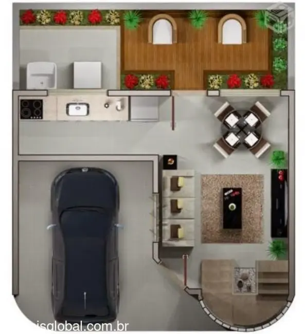 Casa de Condomínio com 2 quartos à venda, 85m2 em Adrianópolis, Manaus - AM - imagem 5 Foto 5 de Casa de Condomínio com 2 quartos à venda, 85m2 em Adrianópolis, Manaus - AM