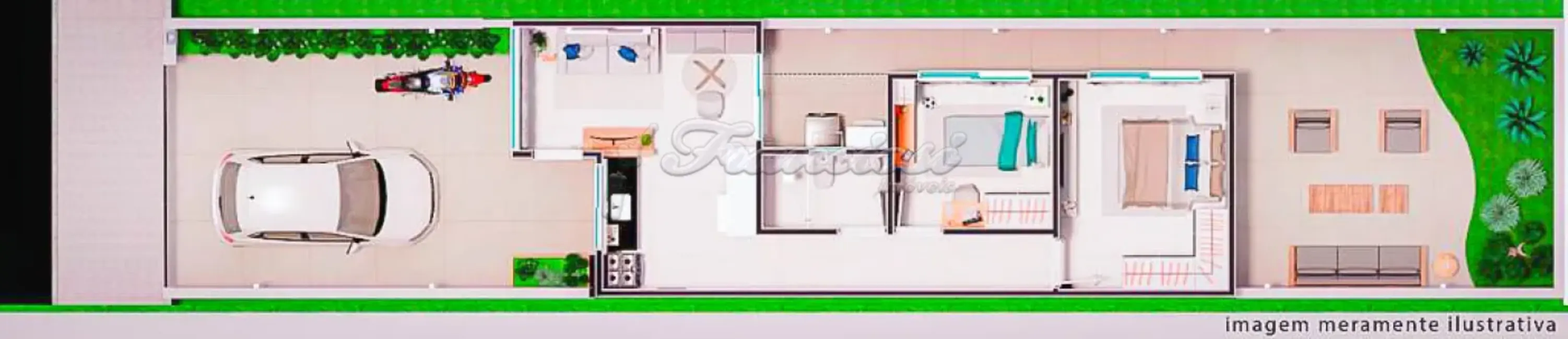 Foto 8 de Casa com 2 quartos à venda, 125m2 em Jardim Monte Santo, Itapetininga - SP