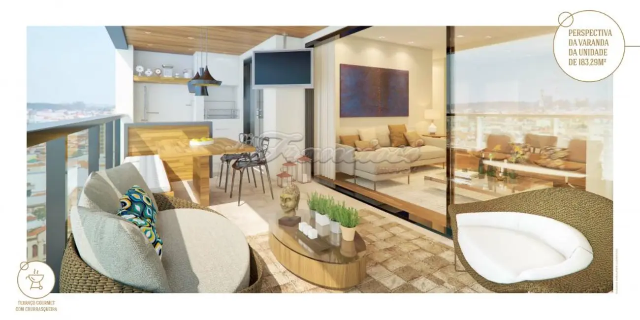 Foto 4 de Apartamento com 3 quartos à venda, 183m2 em Centro, Itapetininga - SP