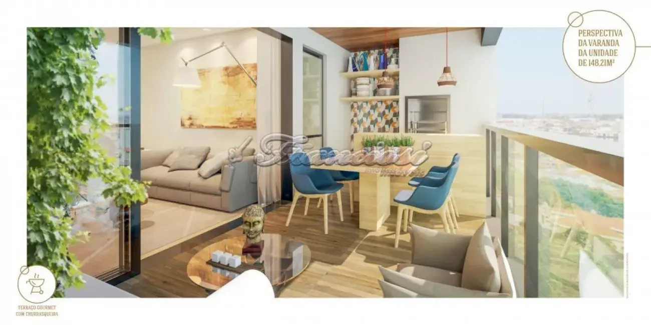 Apartamento com 3 quartos à venda, 148m2 em Centro, Itapetininga - SP - imagem 5 Foto 5 de Apartamento com 3 quartos à venda, 148m2 em Centro, Itapetininga - SP