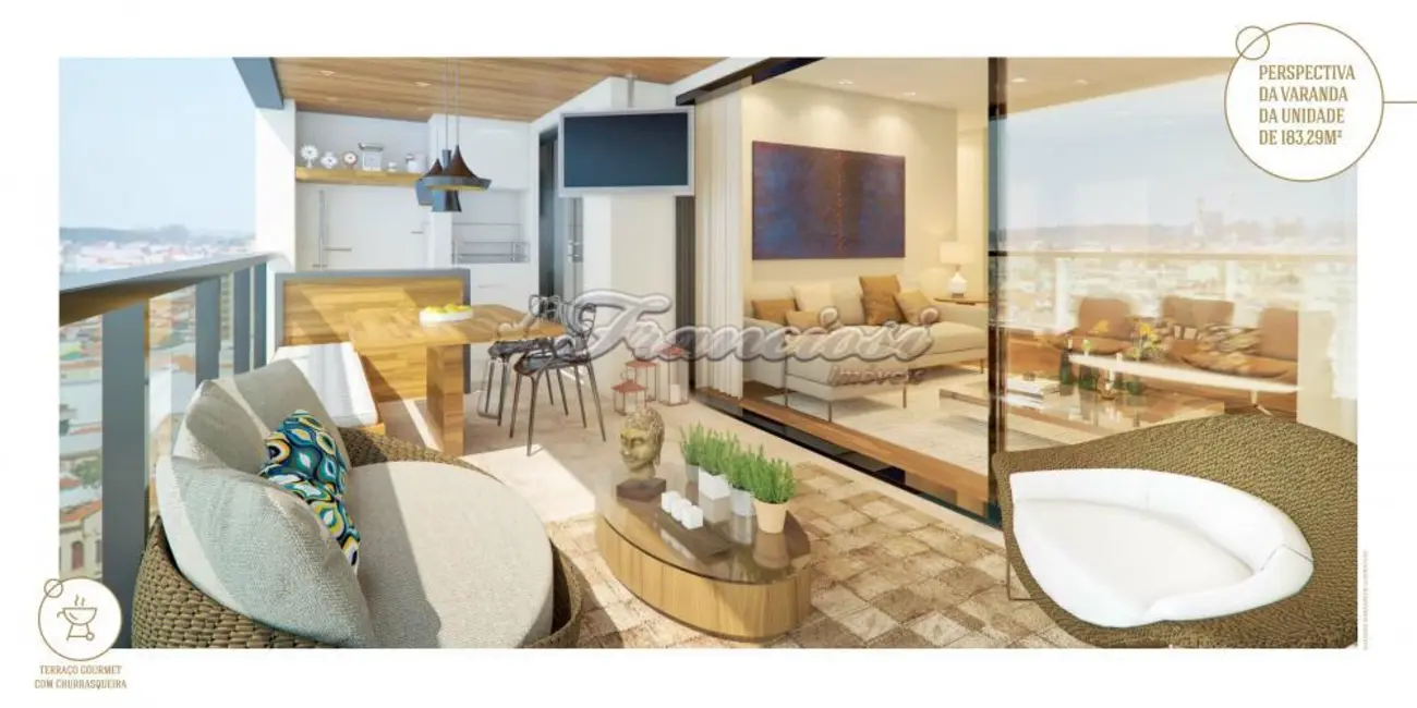 Foto 4 de Apartamento com 3 quartos à venda, 183m2 em Centro, Itapetininga - SP