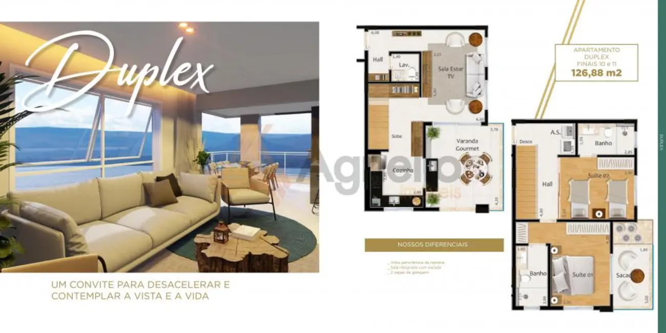 Foto 2 de Apartamento com 2 quartos à venda, 120m2 em Rifaina - SP