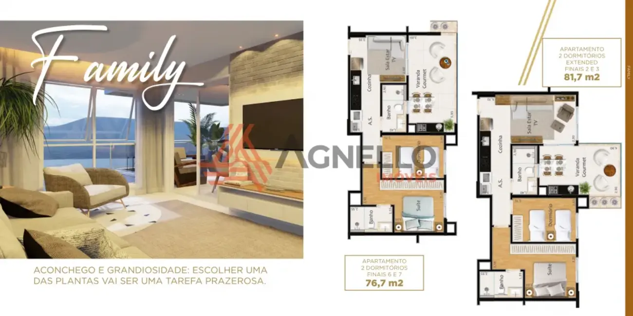 Foto 2 de Apartamento com 2 quartos à venda, 77m2 em Rifaina - SP
