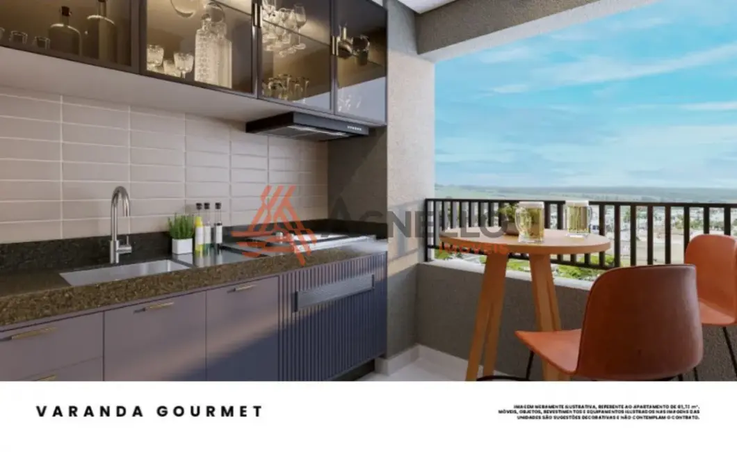 Foto 4 de Apartamento com 2 quartos à venda, 69m2 em Núcleo Agrícola Alpha, Franca - SP