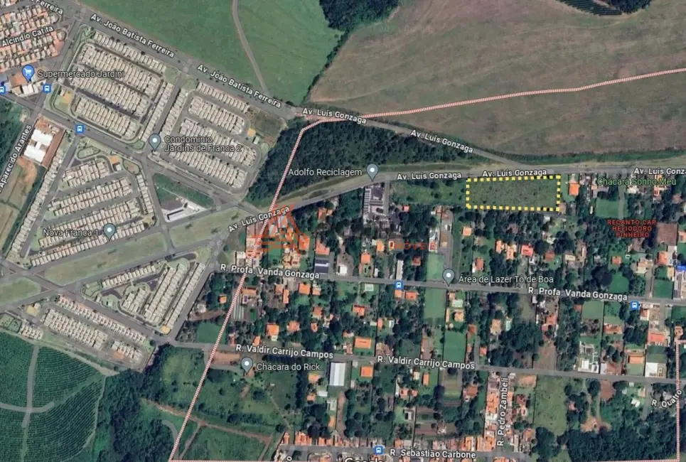 Foto 1 de Fazenda / Haras à venda, 10567m2 em Recanto Capitão Heliodoro, Franca - SP