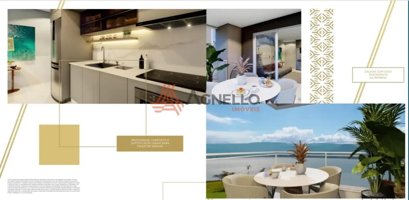 Apartamento com 1 quarto à venda, 49m2 em Rifaina - SP - imagem 4 Foto 4 de Apartamento com 1 quarto à venda, 49m2 em Rifaina - SP