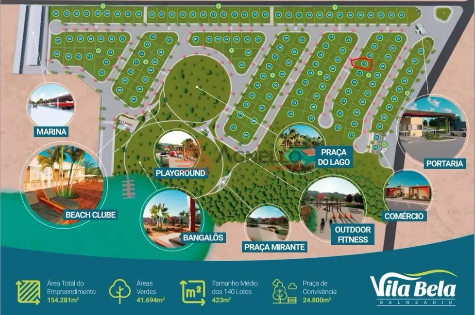 Foto 1 de Terreno / Lote à venda, 400m2 em Rifaina - SP