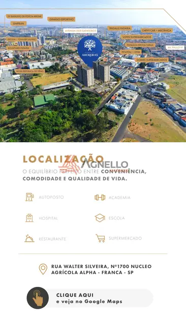 Foto 3 de Apartamento com 2 quartos à venda, 63m2 em Vila Marta, Franca - SP