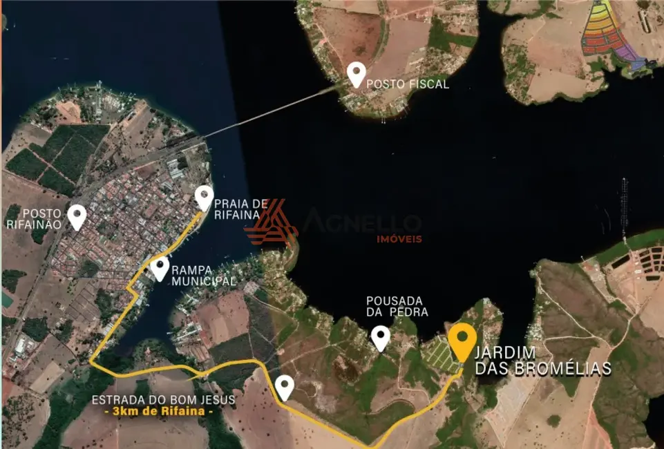 Terreno / Lote à venda, 720m2 em Rifaina - SP - imagem 9 Foto 9 de Terreno / Lote à venda, 720m2 em Rifaina - SP