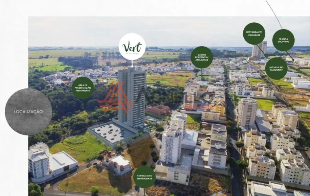 Foto 2 de Apartamento com 3 quartos à venda, 110m2 em Residencial Amazonas, Franca - SP