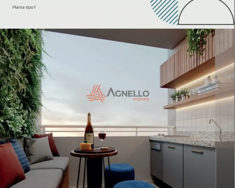 Foto 2 de Apartamento com 2 quartos à venda, 58m2 em Jardim Noêmia, Franca - SP