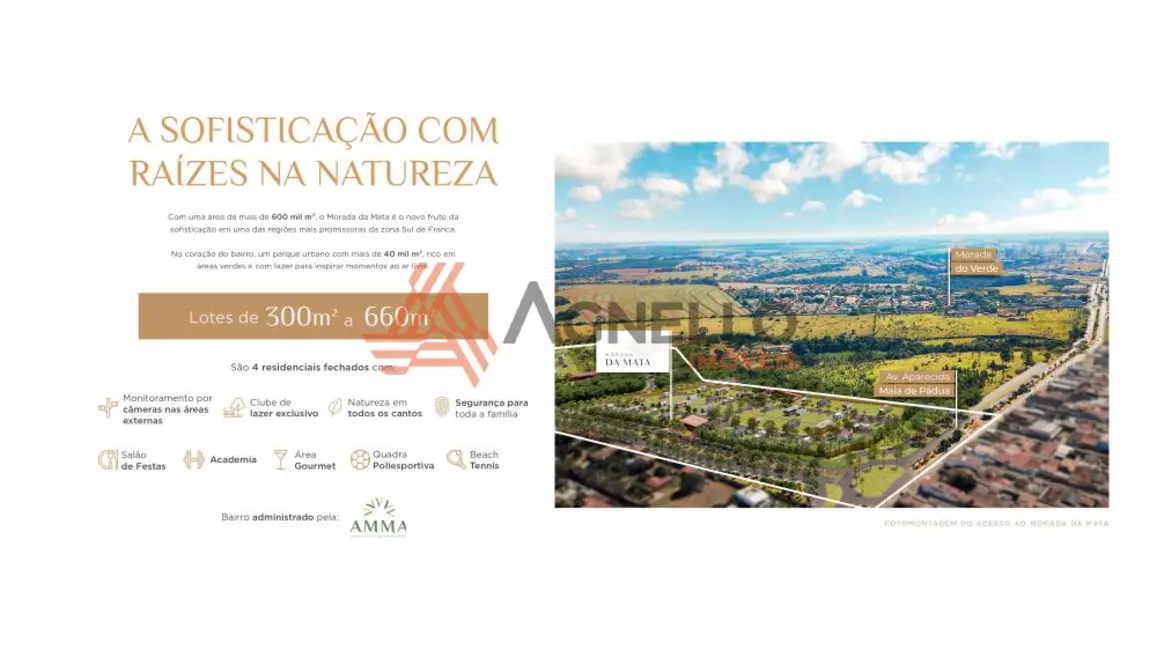 Foto 3 de Terreno / Lote à venda, 300m2 em Jardim Primavera, Franca - SP