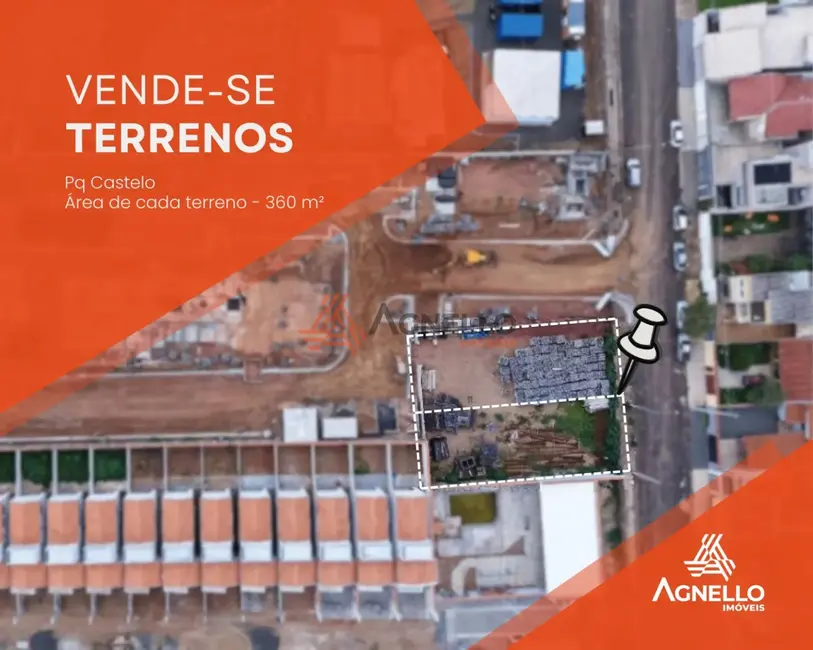 Foto 1 de Terreno / Lote à venda, 360m2 em Parque do Castelo, Franca - SP