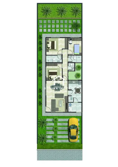 Foto 6 de Casa com 3 quartos à venda, 81m2 em Bom Jesus Dos Perdoes - SP