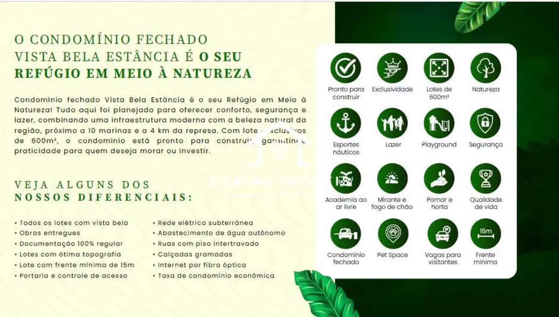 Foto 5 de Lote de Condomínio à venda, 600m2 em Nazare Paulista - SP