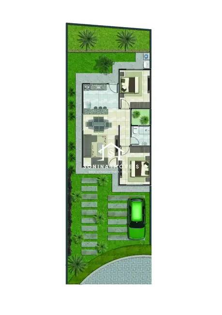 Foto 2 de Casa com 2 quartos à venda, 58m2 em Bom Jesus Dos Perdoes - SP