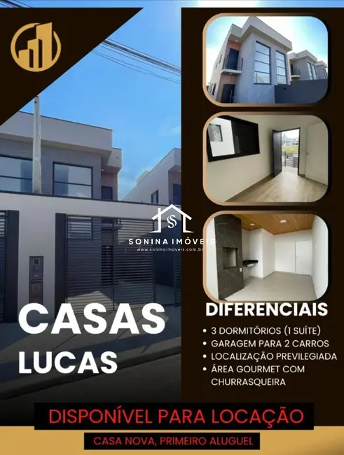 Foto 1 de Casa com 3 quartos à venda e para alugar, 125m2 em Jardim Eneide, Atibaia - SP