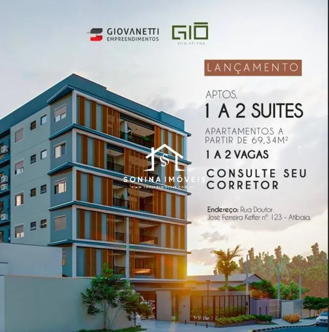 Foto 6 de Apartamento com 2 quartos à venda, 82m2 em Vila Helena, Atibaia - SP