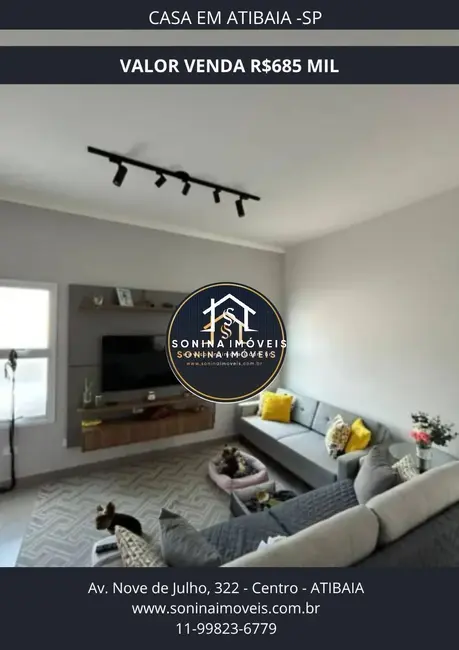 Foto 8 de Casa com 3 quartos à venda, 95m2 em Jardim dos Pinheiros, Atibaia - SP