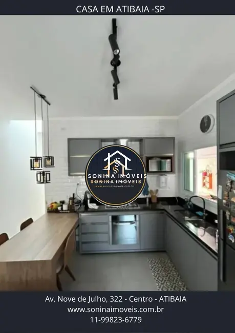 Foto 3 de Casa com 3 quartos à venda, 95m2 em Jardim dos Pinheiros, Atibaia - SP