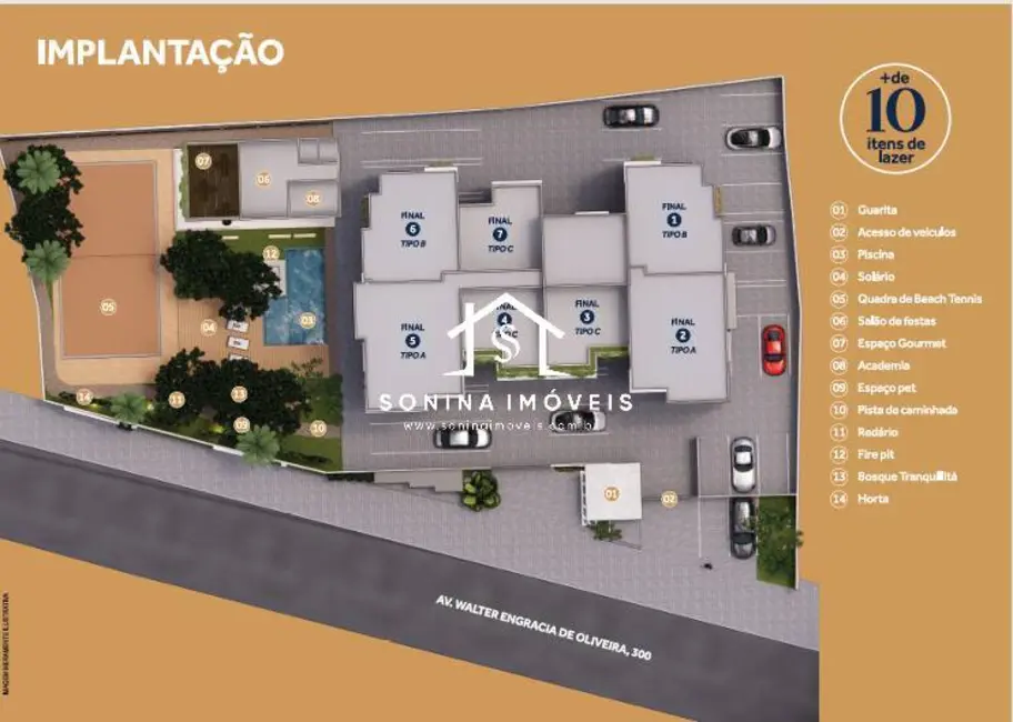 Apartamento com 1 quarto à venda, 48m2 em Itapetinga, Atibaia - SP - imagem 8 Foto 8 de Apartamento com 1 quarto à venda, 48m2 em Itapetinga, Atibaia - SP