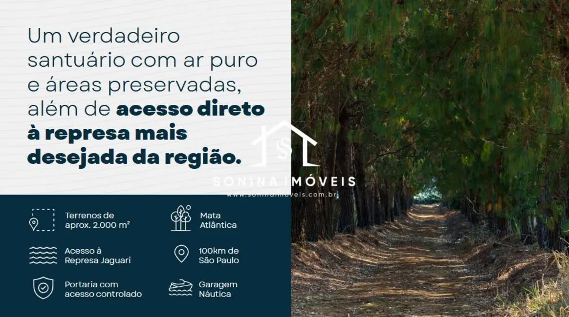 Foto 4 de Lote de Condomínio à venda, 2105m2 em Piracaia - SP